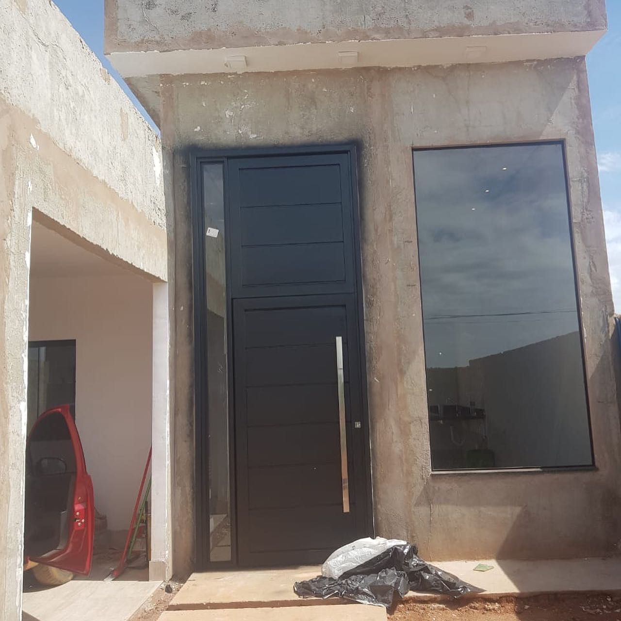 porta de acm instlada